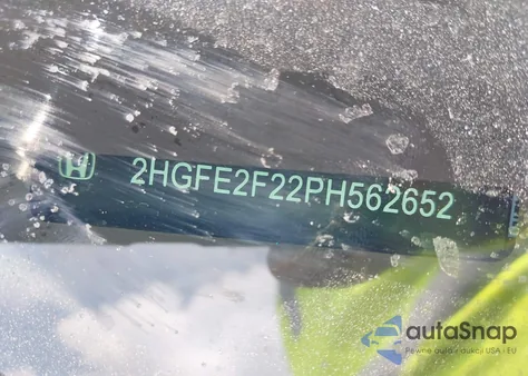 2023 Honda Civic Lx from USA, damaged, VIN 2HGFE2F22PH562652